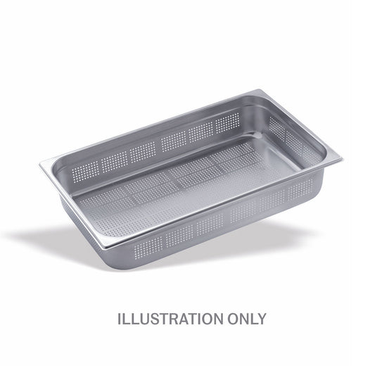 200mm Deep 1/1 Stainless Steel Perforated Gastronorm