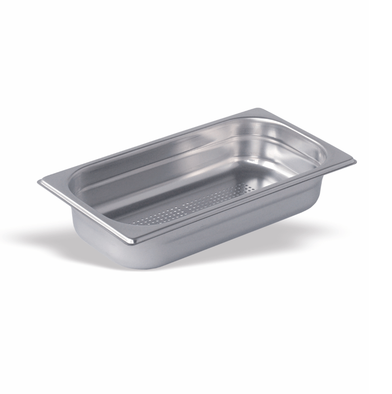 20mm Deep 1/3 Stainless Steel Perforated Gastronorm