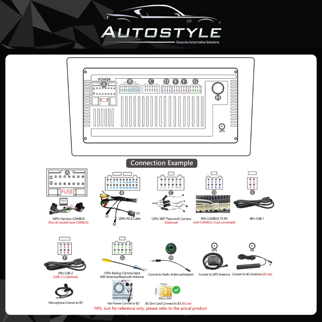 Ford Ranger Apple Carplay / Android Auto 9" Stereo Upgrade (2016-21)
