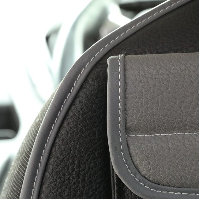 For Ford Transit Custom Double Back Seat Organiser – Premium Leatherette Storage | Van-X