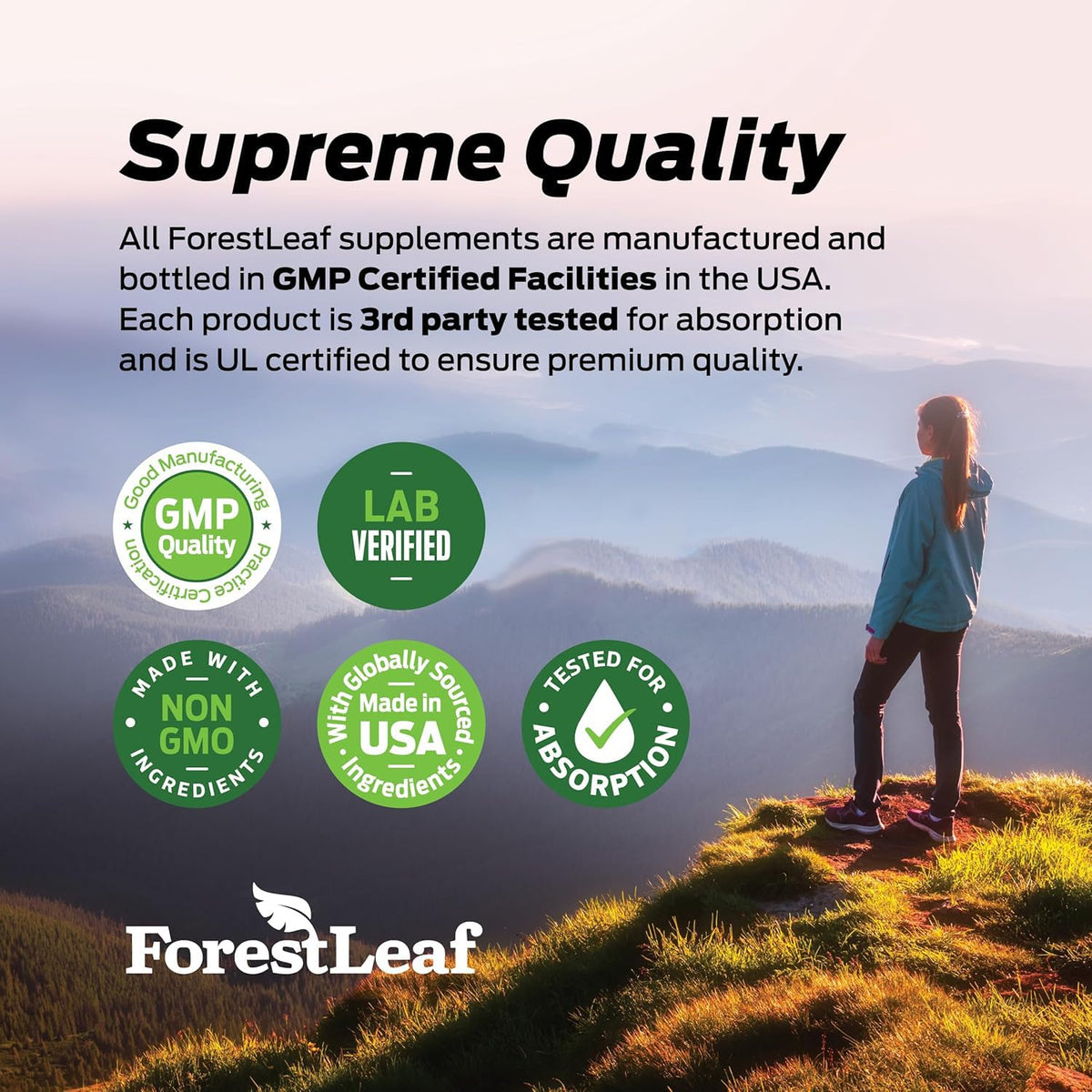 ForestLeaf Grass Fed Beef Liver Capsules - 3000mg per Serving, 180 Caps