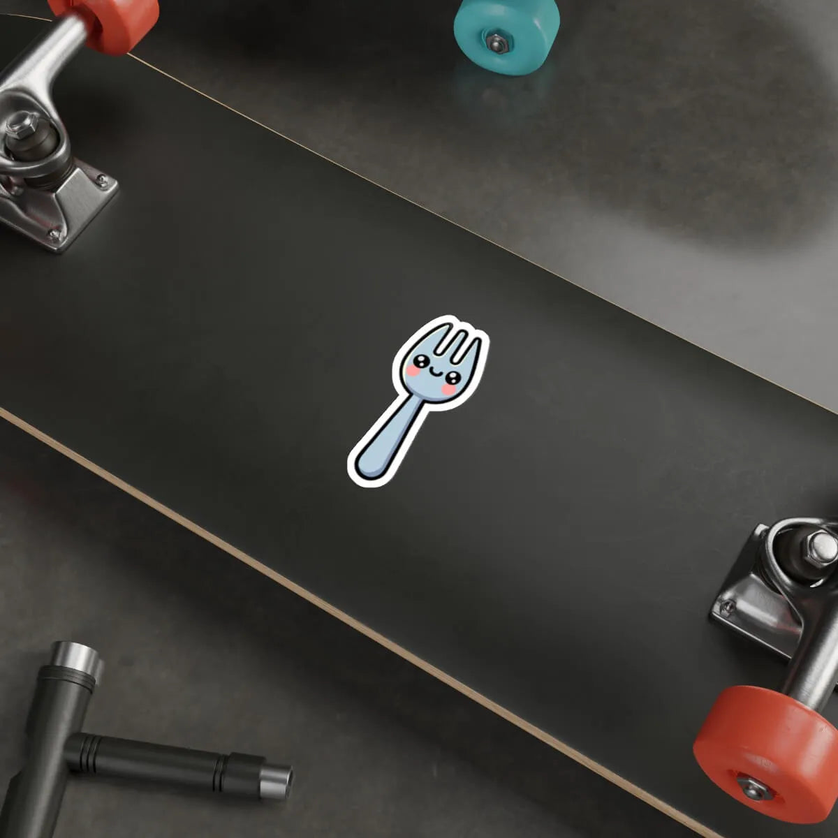 Happy Spork Sticker