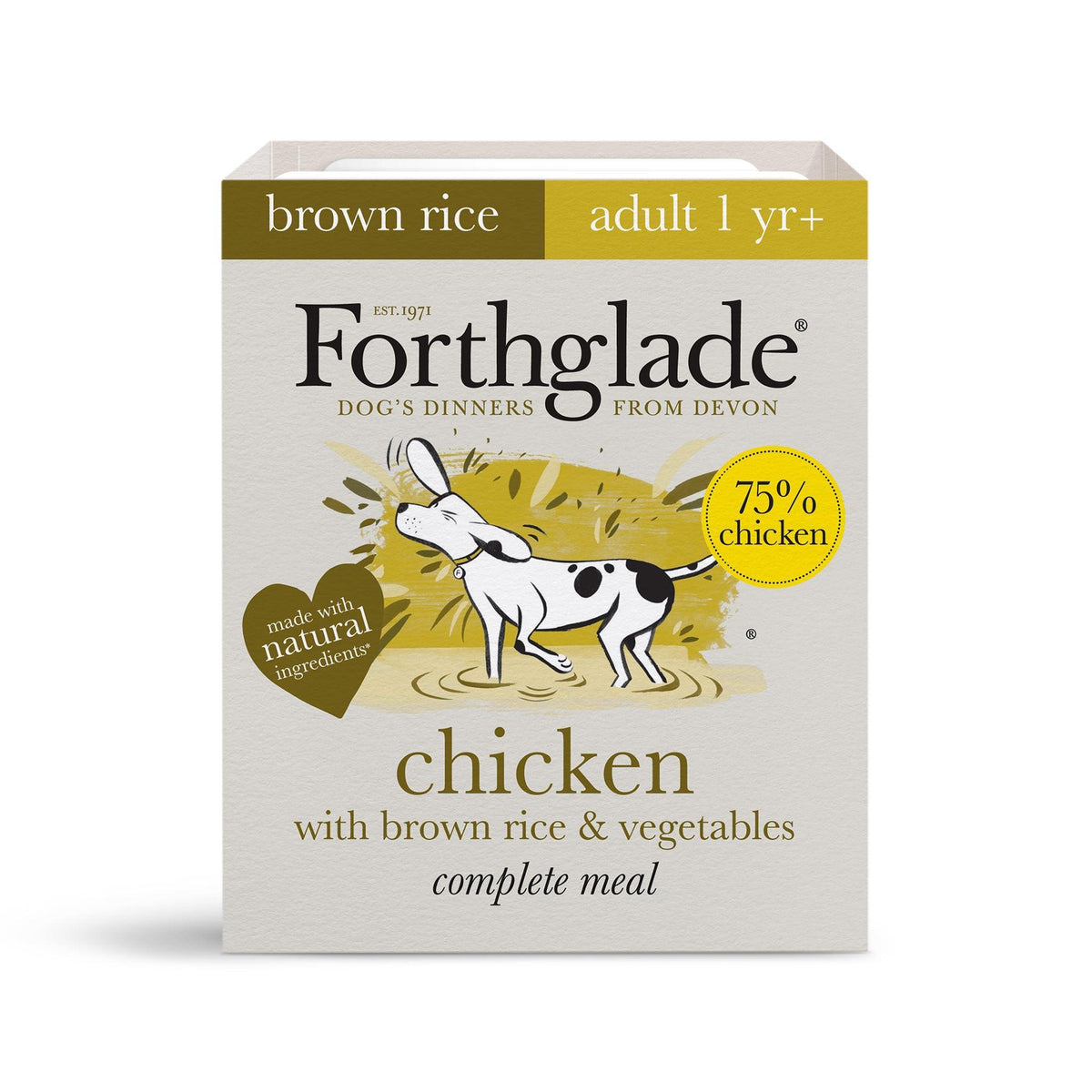 Forthglade Adult Complete Chicken Trays 395g - Case of 18