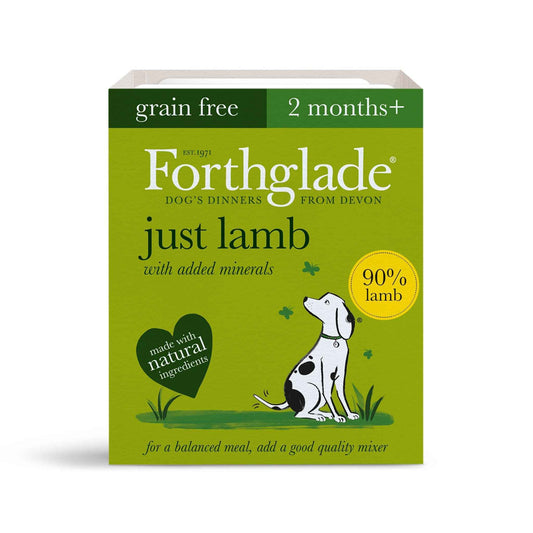Forthglade Adult Just Grain Free Lamb Tray 18 x 395g