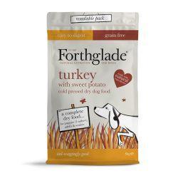 Forthglade Natural Dry Cold Pressed Turkey - 10kg / 6kg / 2kg - Case of 4