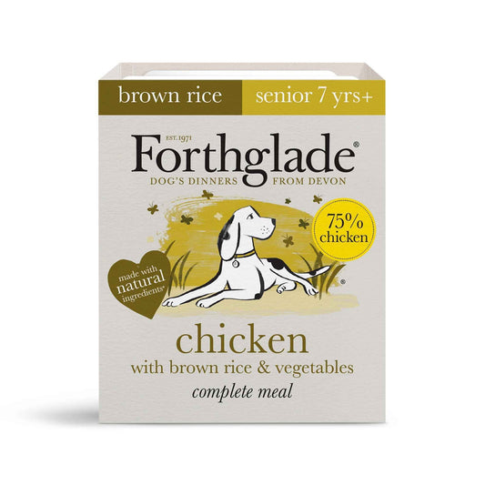 Forthglade Senior Complete Chicken with Brown Rice & Veg Trays 18 x 395g