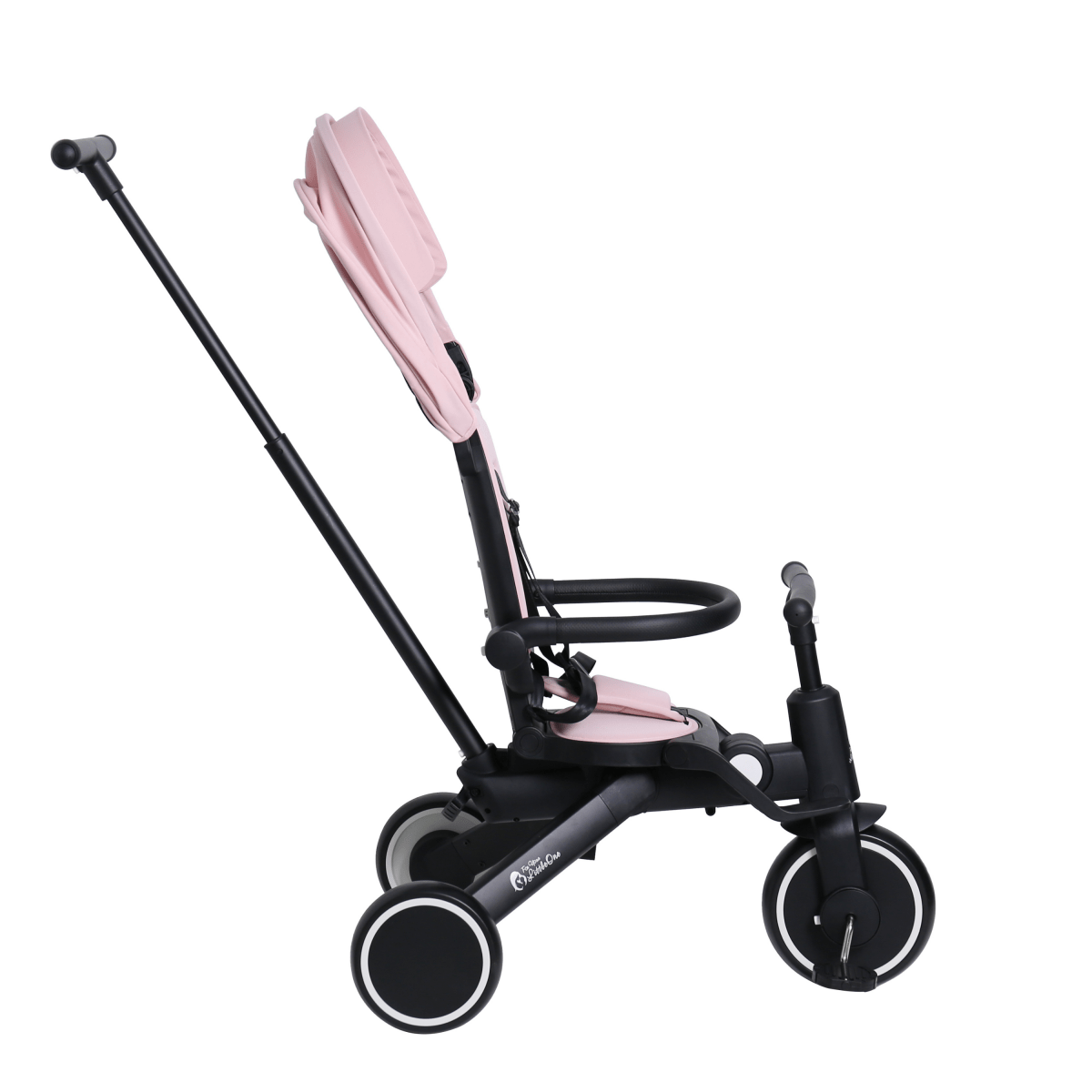 Foryourlittleone Xplor 6 in 1 Foldable Trike - Pastel Pink (10m-4y)