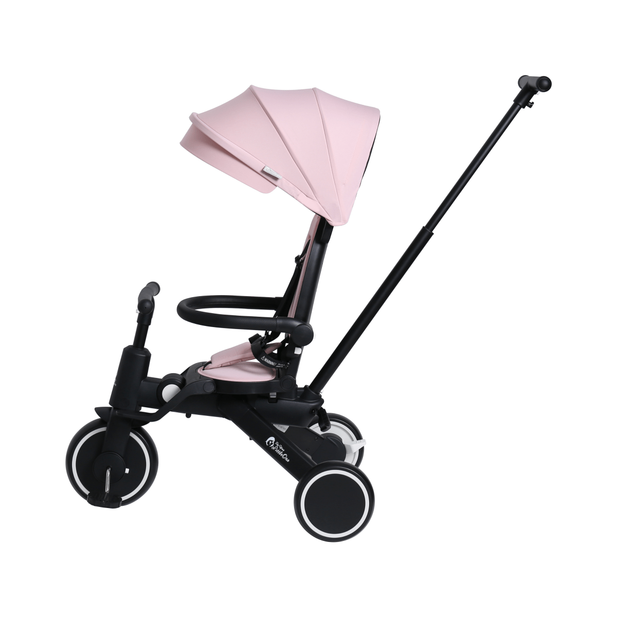 Foryourlittleone Xplor 6 in 1 Foldable Trike - Pastel Pink (10m-5y)