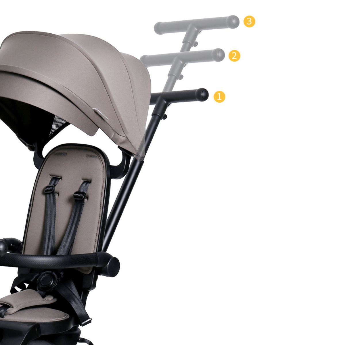 Foryourlittleone Xplor Ultimate 6 in 1 Foldable Trike - Grey Olive (10m-4y)