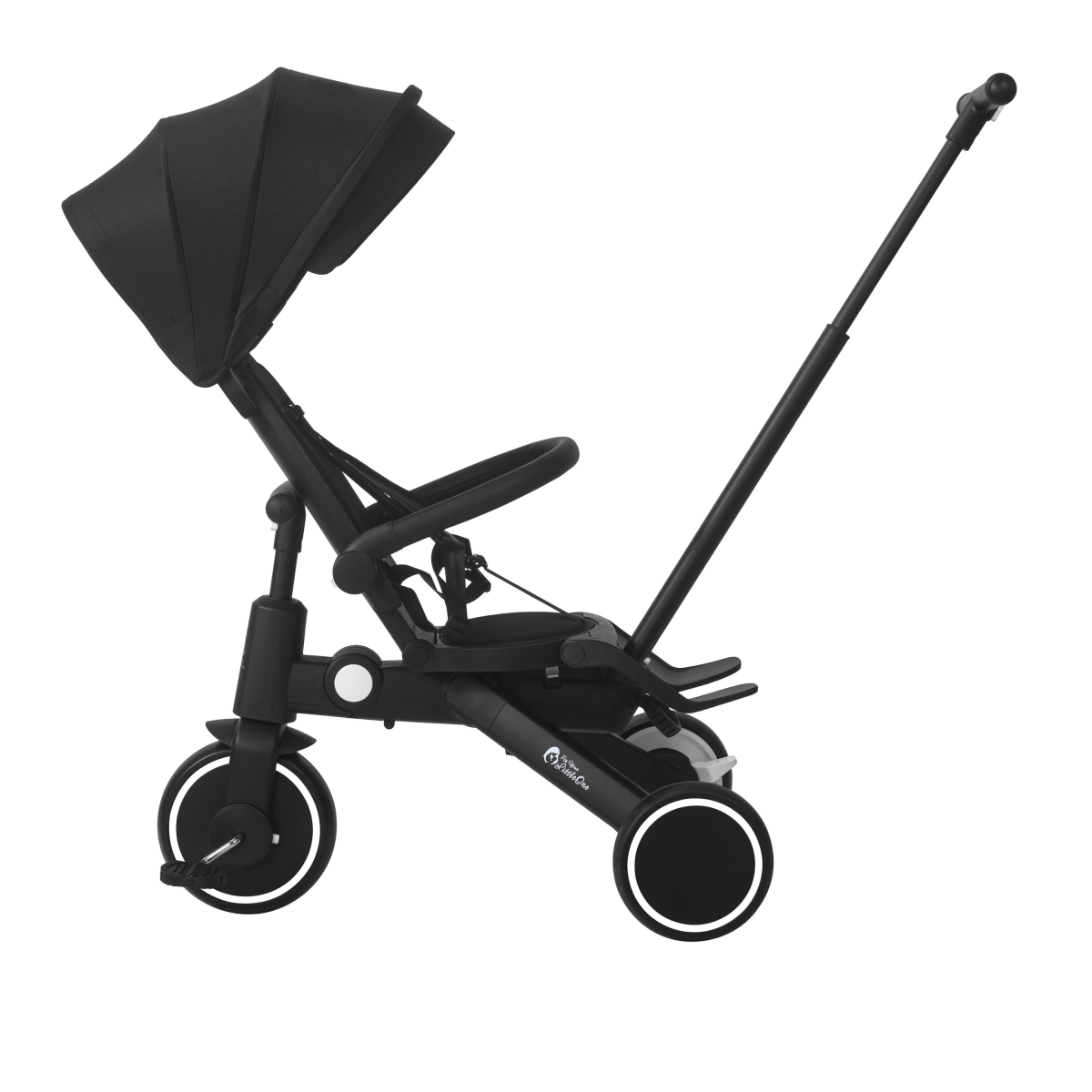 Foryourlittleone Xplor Ultimate 6 in 1 Foldable Trike - Jet Black (10m-4y)