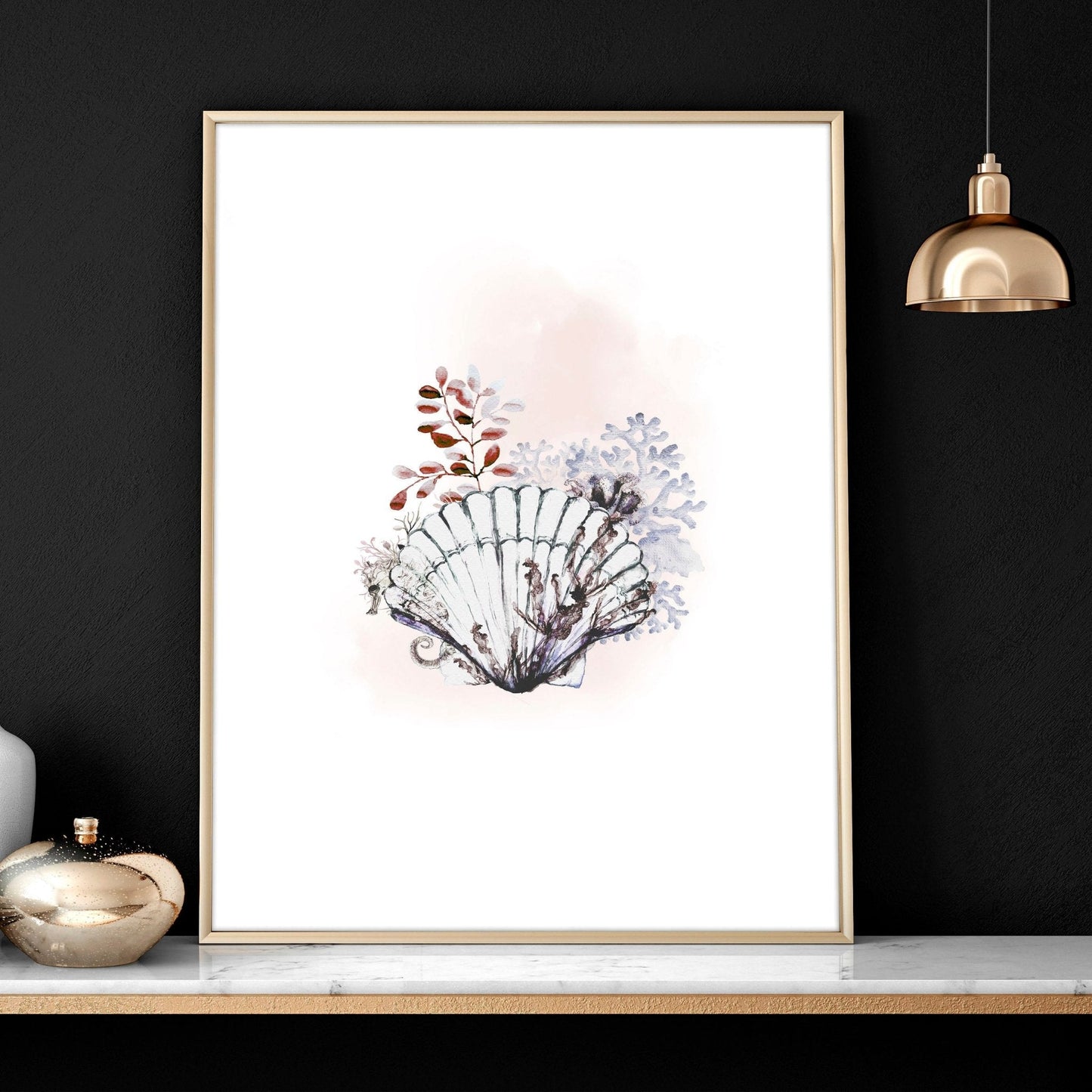 Coastal wall art | Set of 3 framed pictures