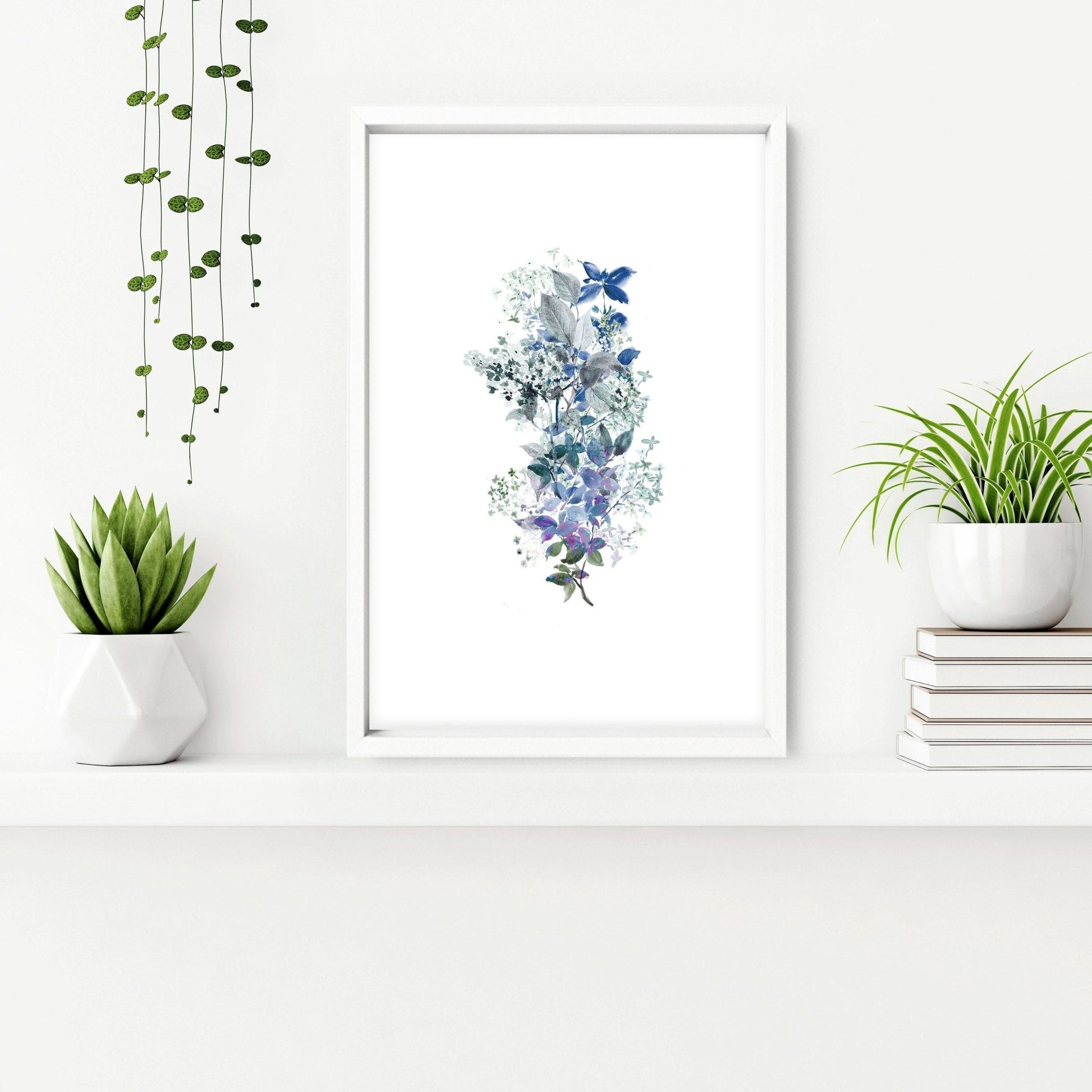 Framed pictures for bathroom | set of 3 Shabby Chic wall prints