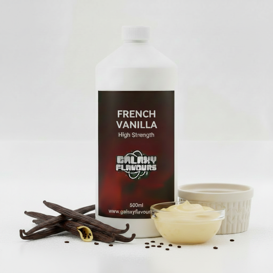 French Vanilla Food Flavouring - Professional High Strength - 500ml