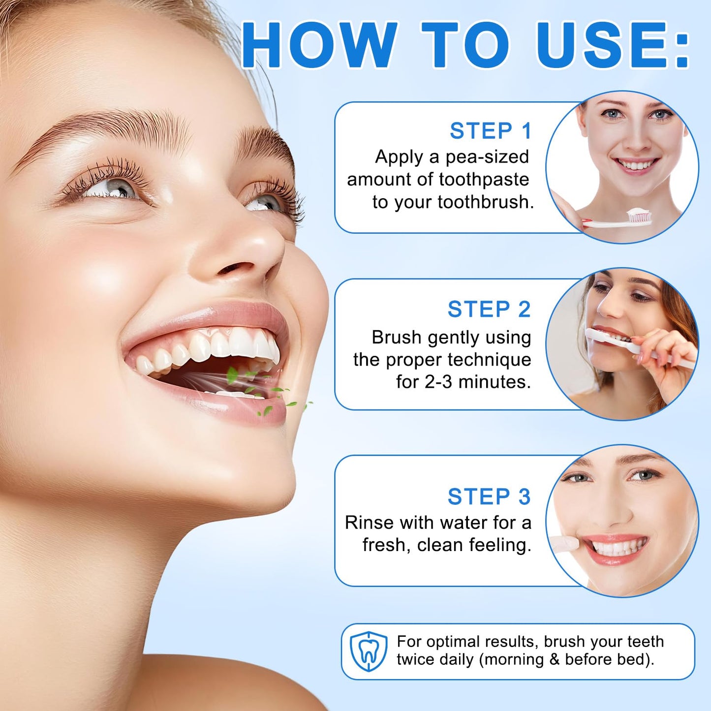 Hydroxyapatite Toothpaste 9.9% Nano – Fluoride-Free Enamel Protection & Tooth Strengthening | Gentle Mint