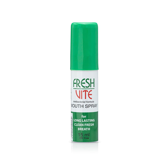 FreshVite Mouth Spray for longer lasting clean breath 15ml MOUTH AND BREATH