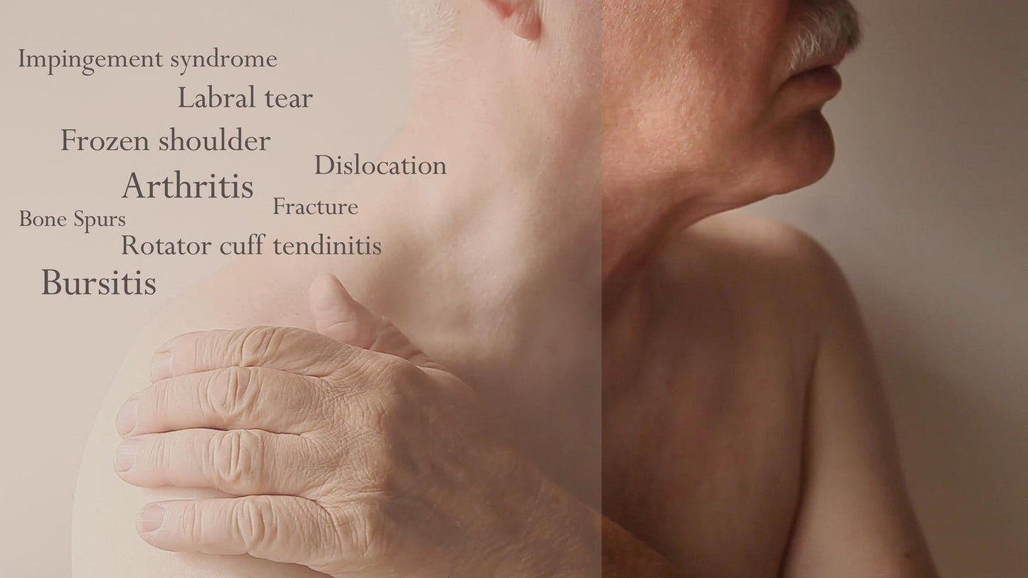 Frozen Shoulder Massage Oil Natural Relief Treatment Blue Yarrow Essential Oil