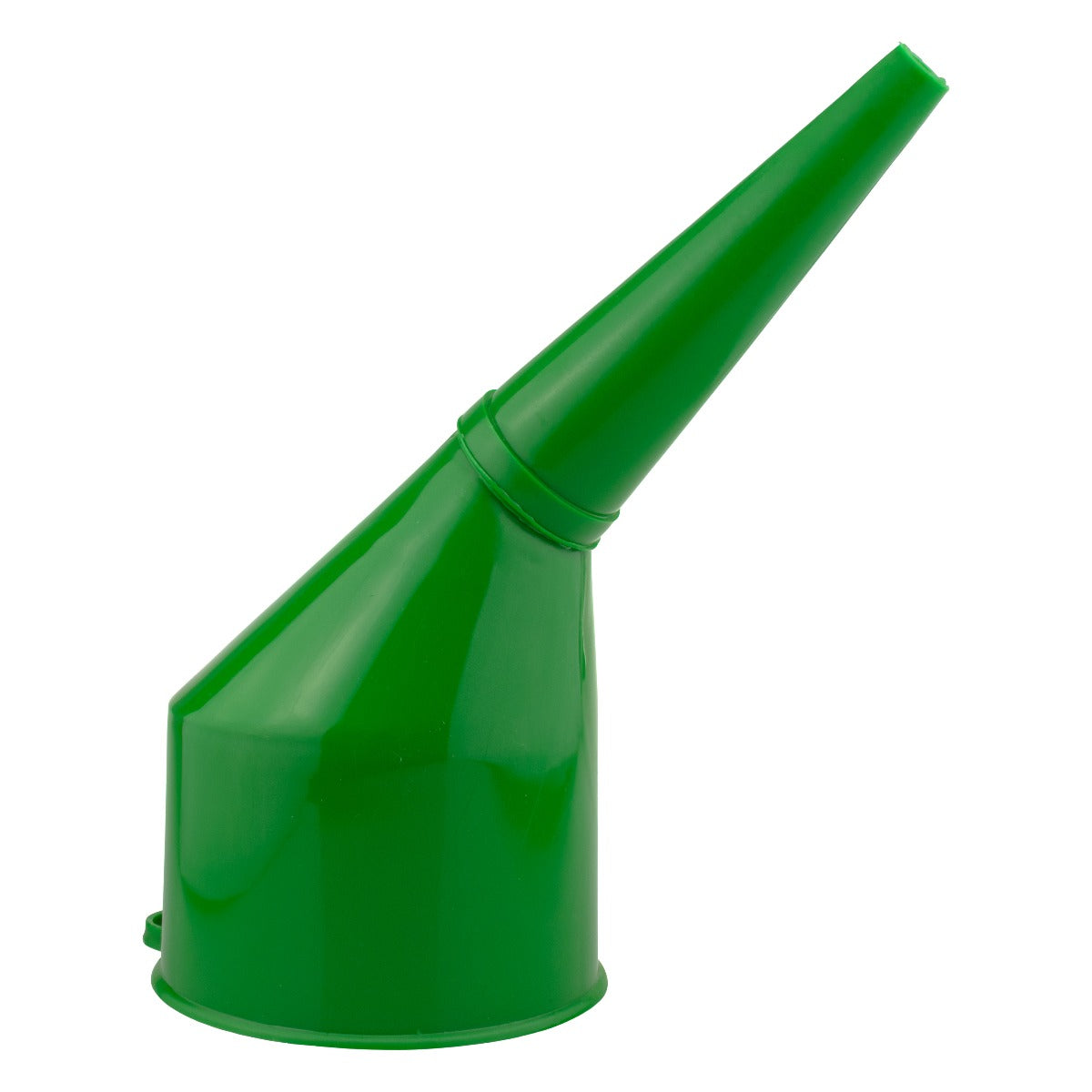 Angled Car Fuel Funnel with Filter, Green Water Flow Control Winter Vehicle Tool