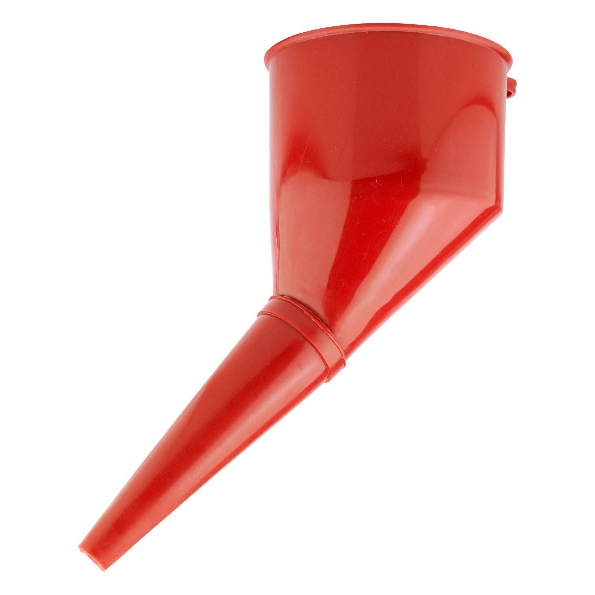 Angled Car Fuel Funnel with Filter, Red Vehicle Fluid Funnel Winter Vehicle Tool