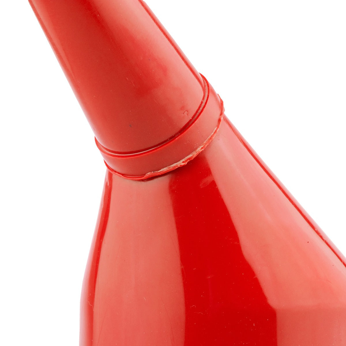 Angled Car Fuel Funnel with Filter, Red Vehicle Fluid Funnel Winter Vehicle Tool