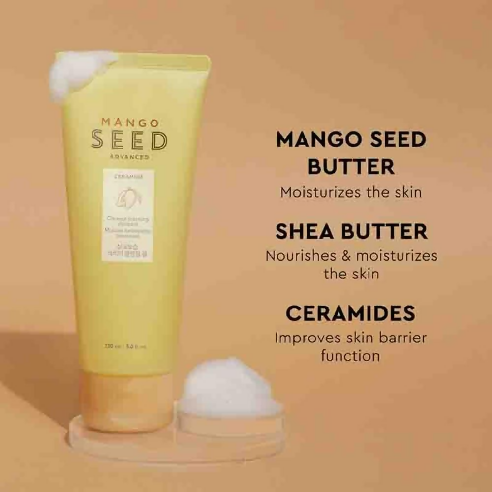 The Face Shop Mango Seed Creamy Foaming Cleanser