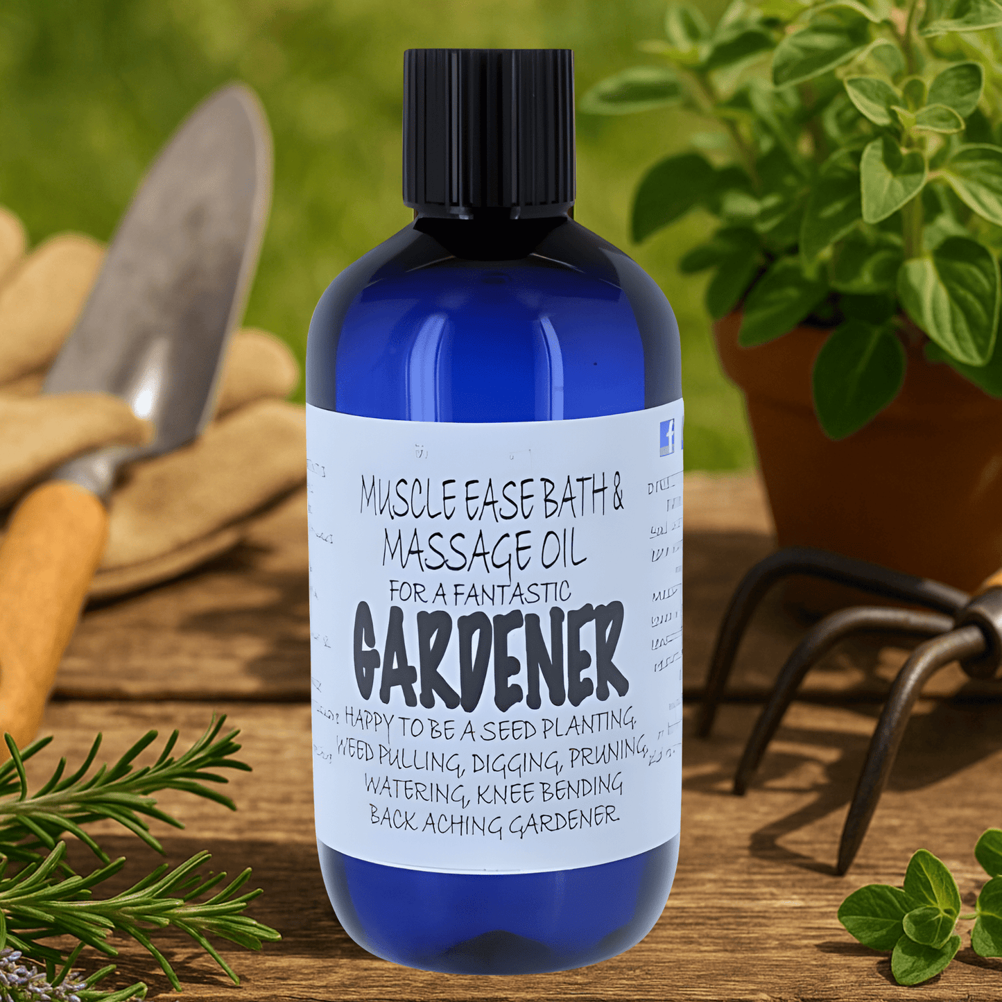 Gardener's Bubble Bath - Natural Product - Organic Base - Luxurious Gift -