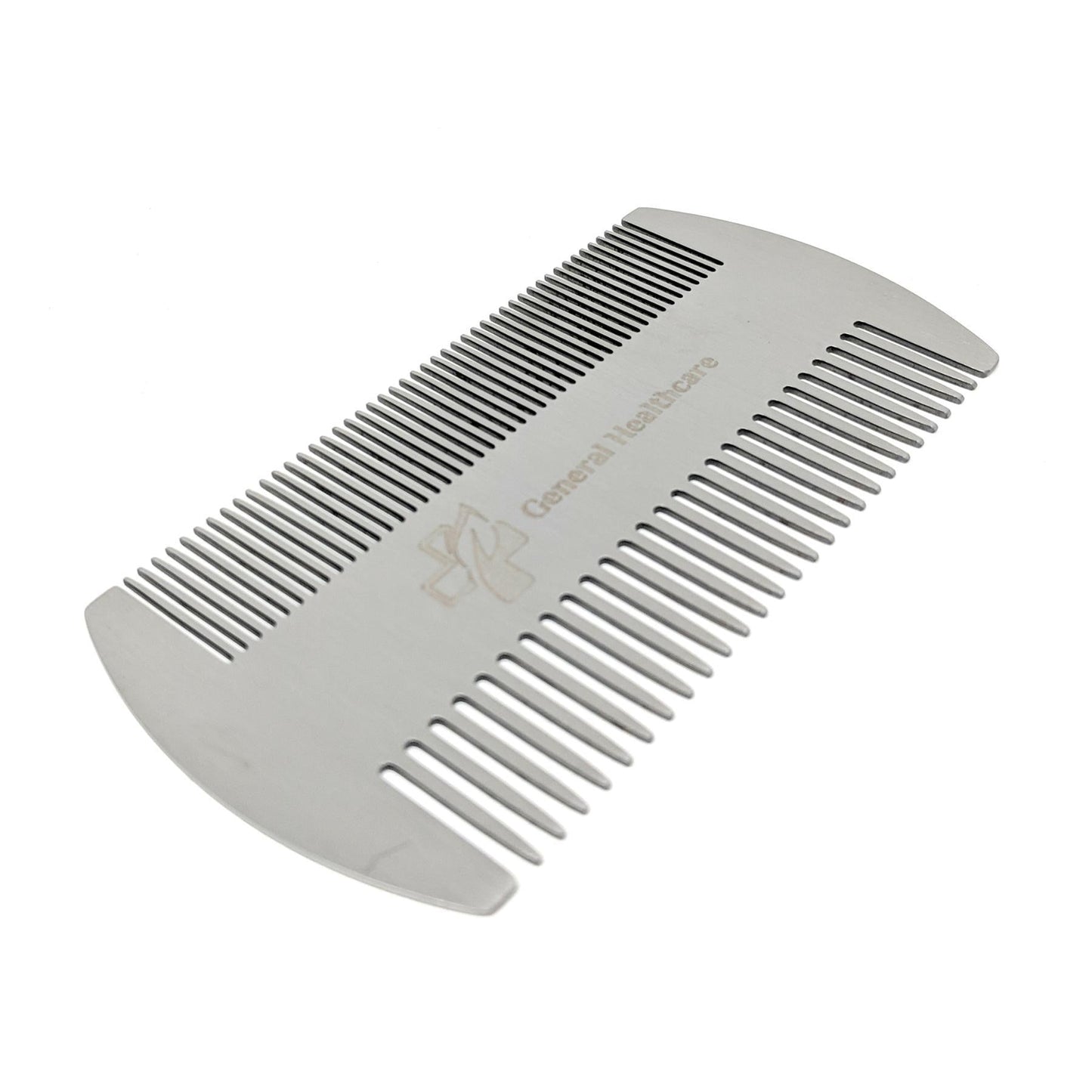 General Healthcare Metal Stainless Steel Hair Comb - Dual Action Lice Hair Beard