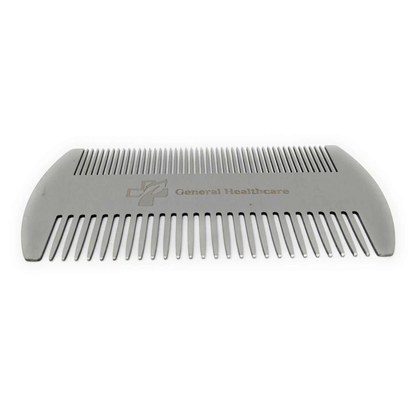 General Healthcare Metal Stainless Steel Hair Comb - Dual Action Lice Hair Beard