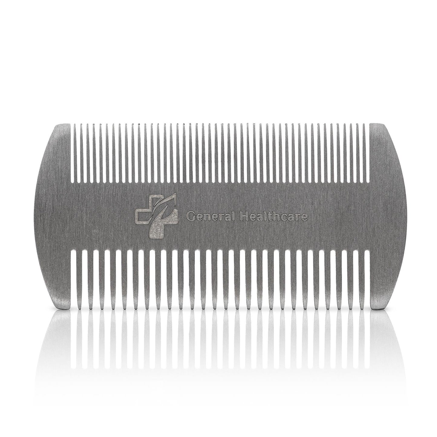 General Healthcare Metal Stainless Steel Hair Comb - Dual Action Lice Hair Beard