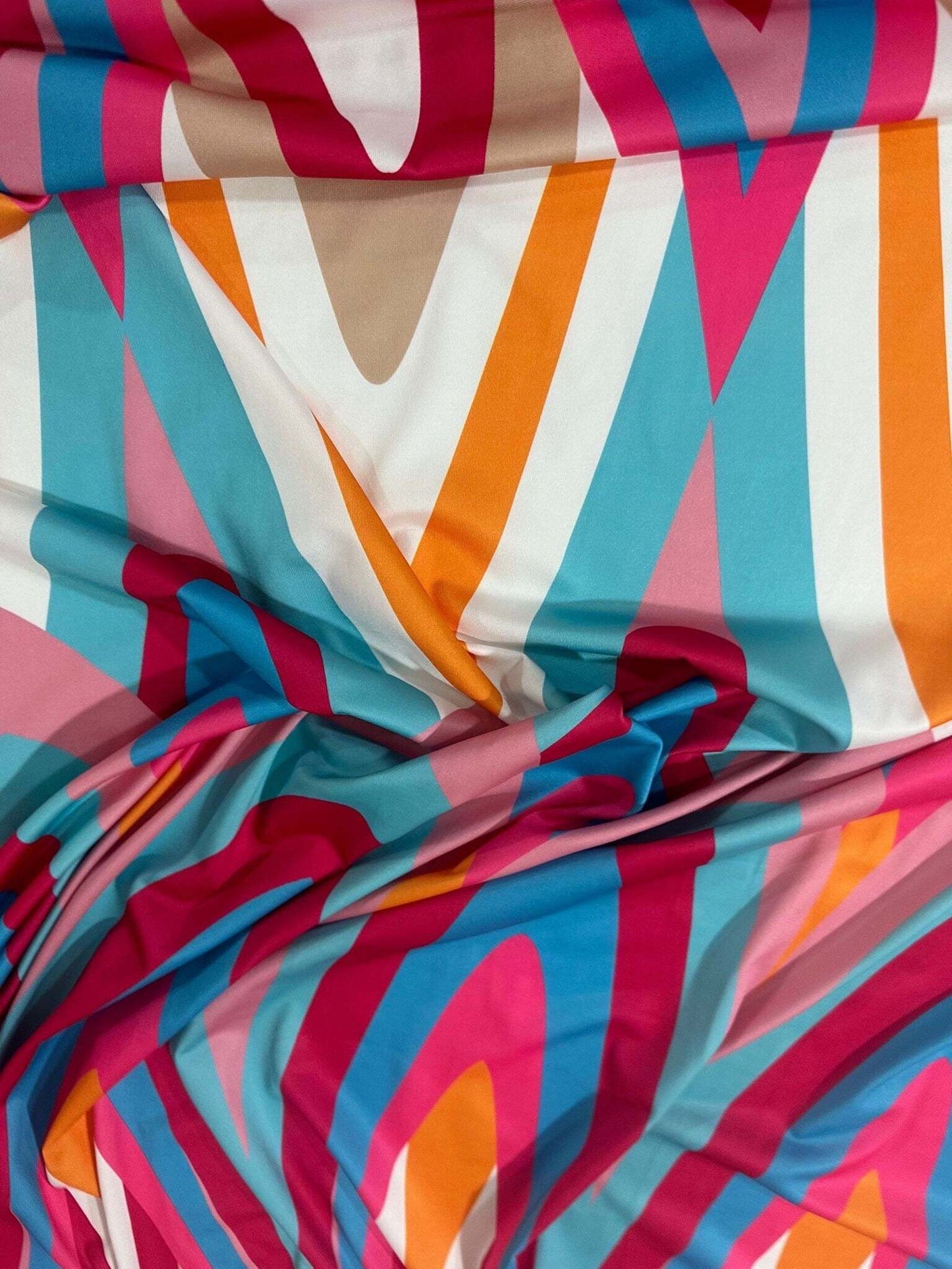 Geometric Print Fabric by the Metre