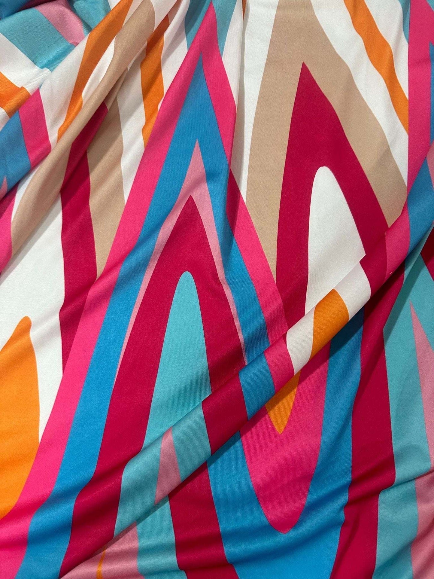 Geometric Print Fabric by the Metre