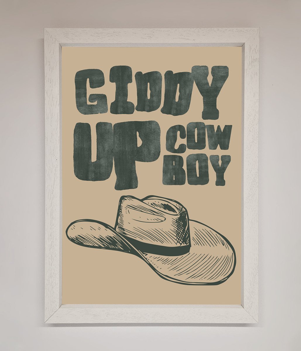 Giddy Up Framed Poster