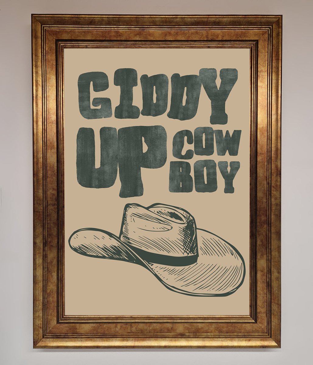 Giddy Up Framed Poster