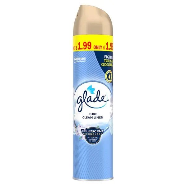 Glade Aerosol Air Freshener Clean Linen 300ml (Case of 12)