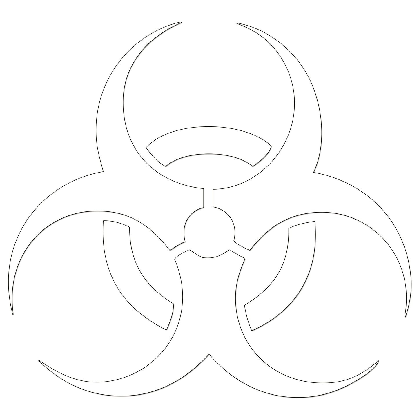 Biohazard Iron On HTV Transfer