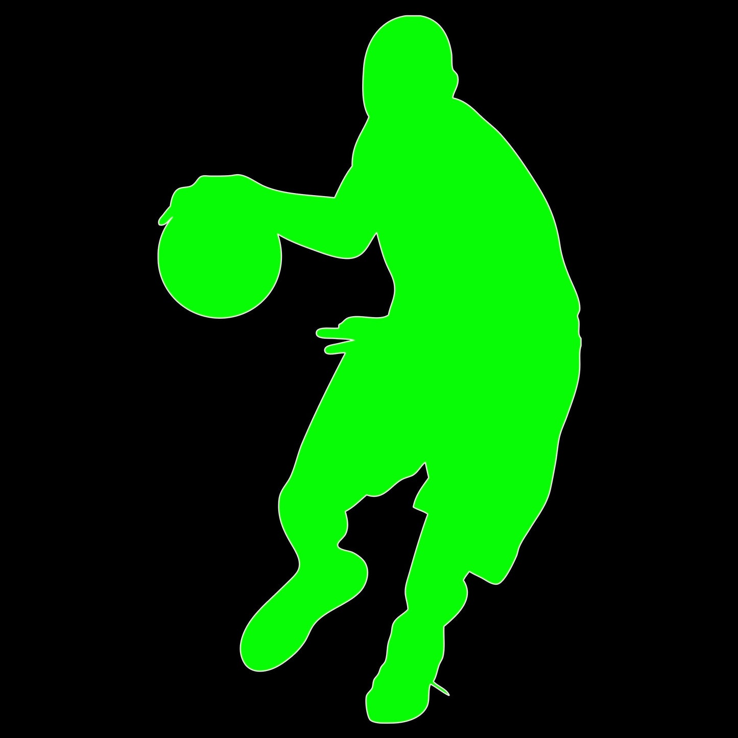 Basketball Player Sticker