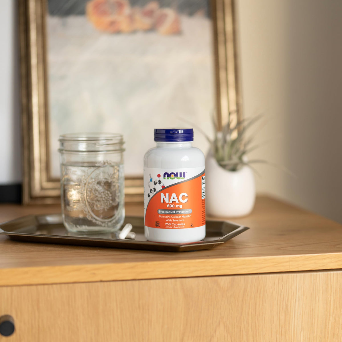 NOW NAC 600 mg with Selenium – 250 Veg Capsules