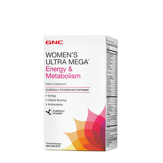 GNC Womens Ultra Mega Energy & Metabolism Multivitamin – 180 Count