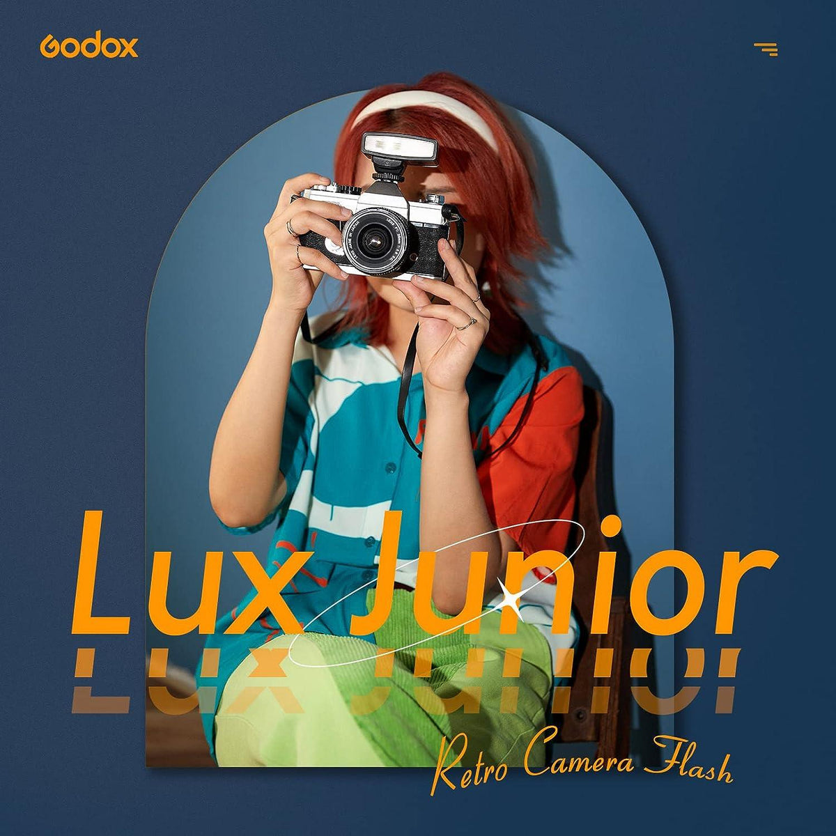 Godox Lux Junior Retro Camera Flash 6000K±200K Compatible Canon Nikon
