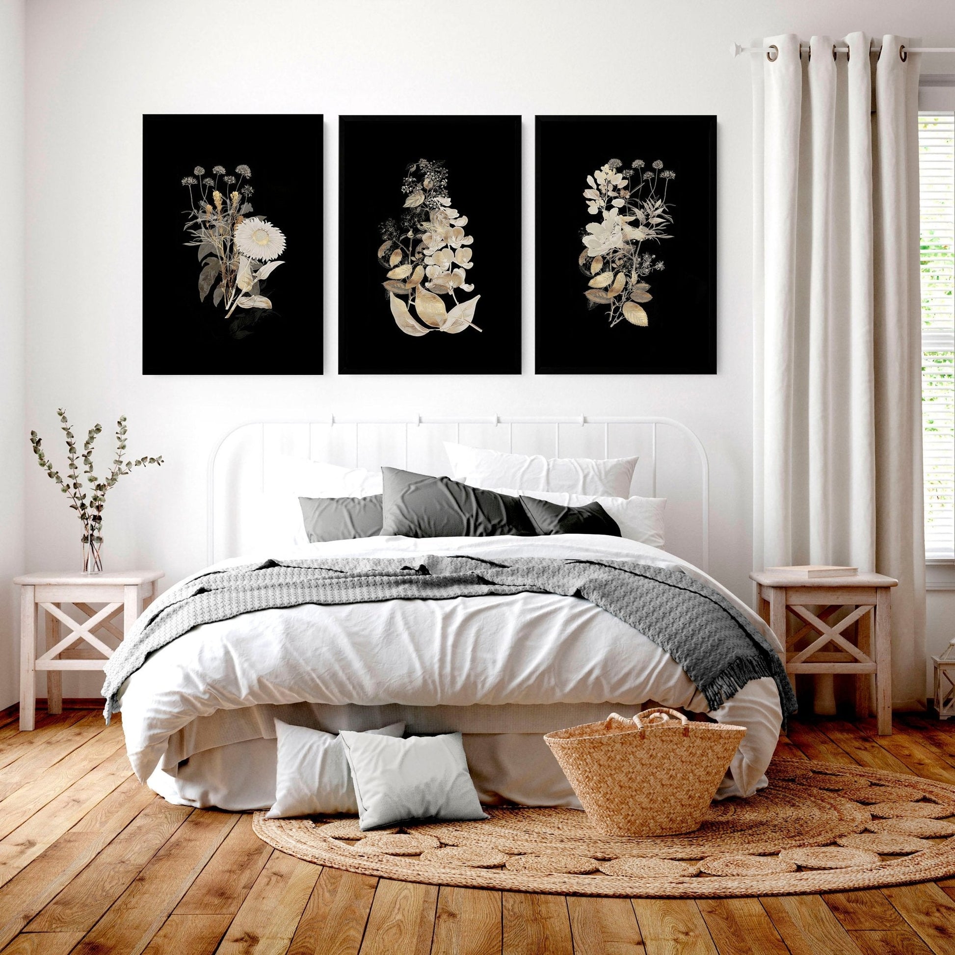 Bedroom wall art | set of 3 wall art prints