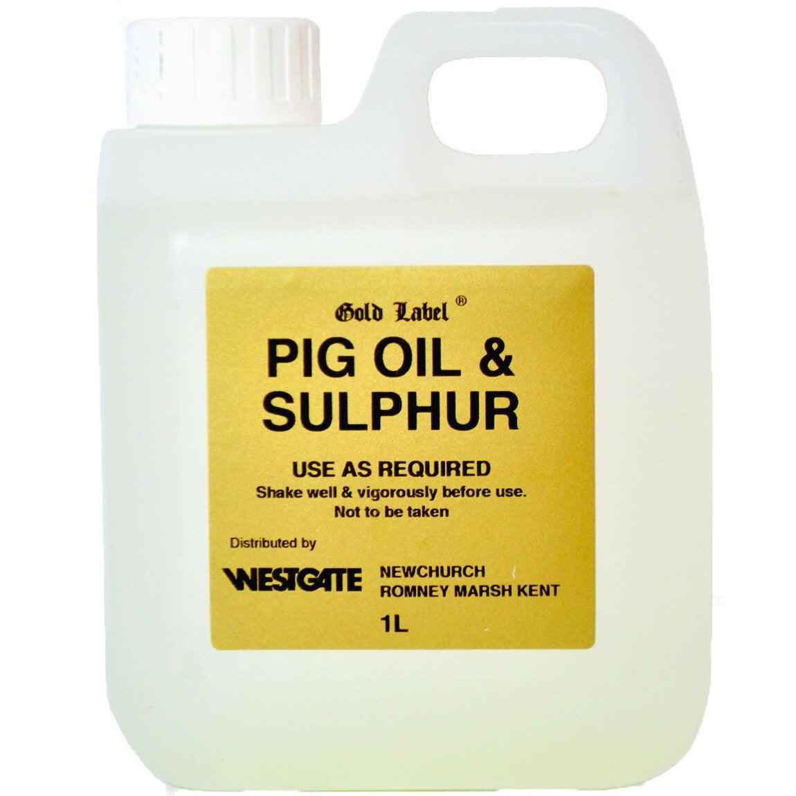 Gold Label Pig Oil & Sulphur 5L