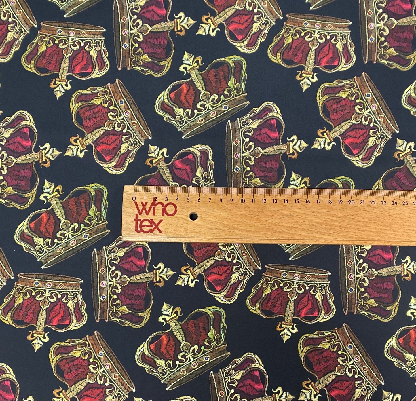 Golden Crown Fabric by Metre