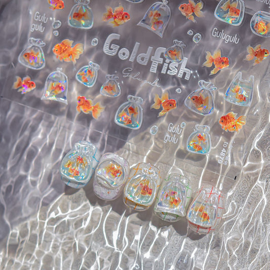 Hello Claws | Goldfish Nail Deco Sticker