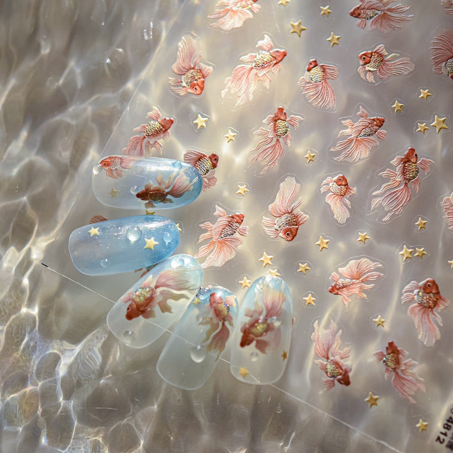 Hello Claws | Goldfish Nail Deco Sticker