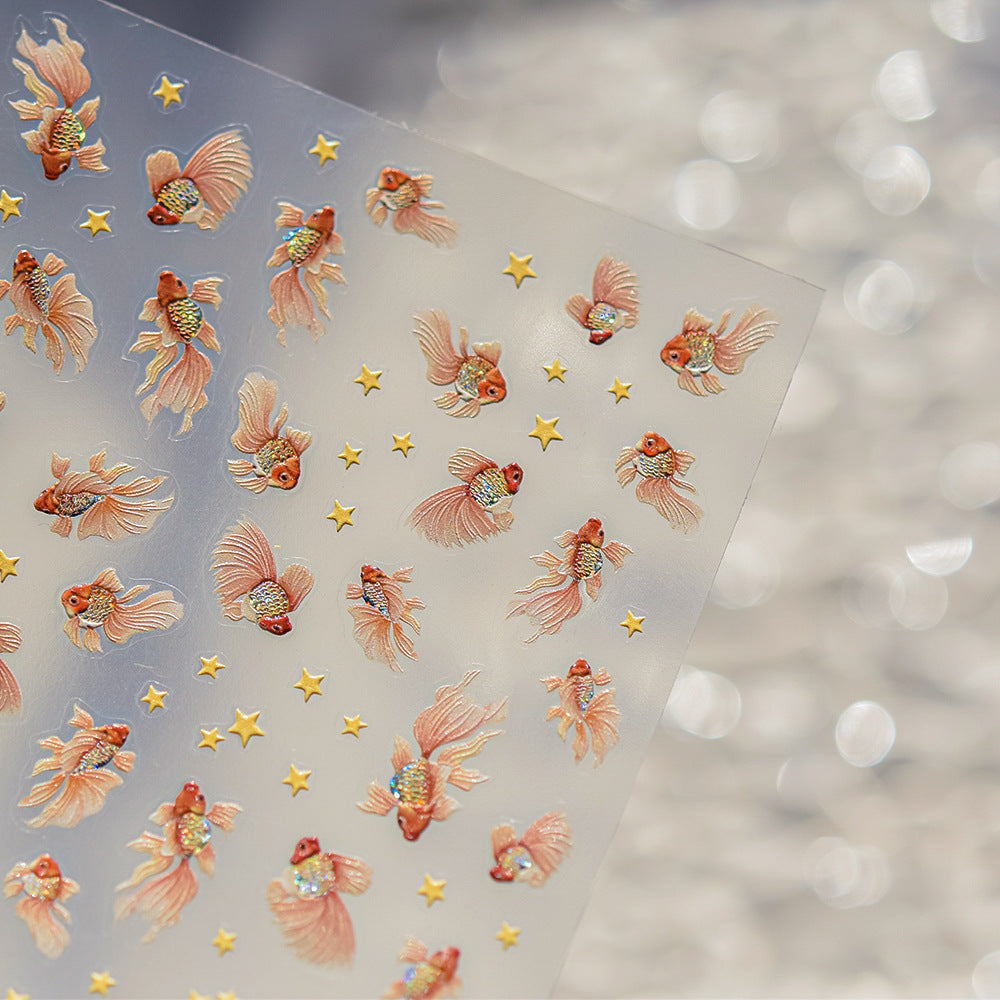 Hello Claws | Goldfish Nail Deco Sticker