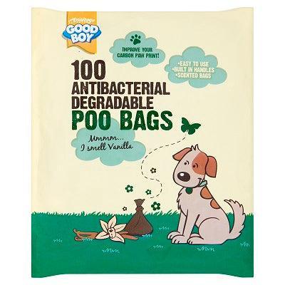 Good Boy Antibacterial Degradable Poo Bags 100 - Case of 34