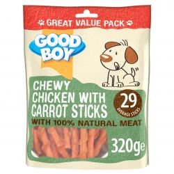 Good Boy Chewy Chicken & Carrot Sticks 320g
