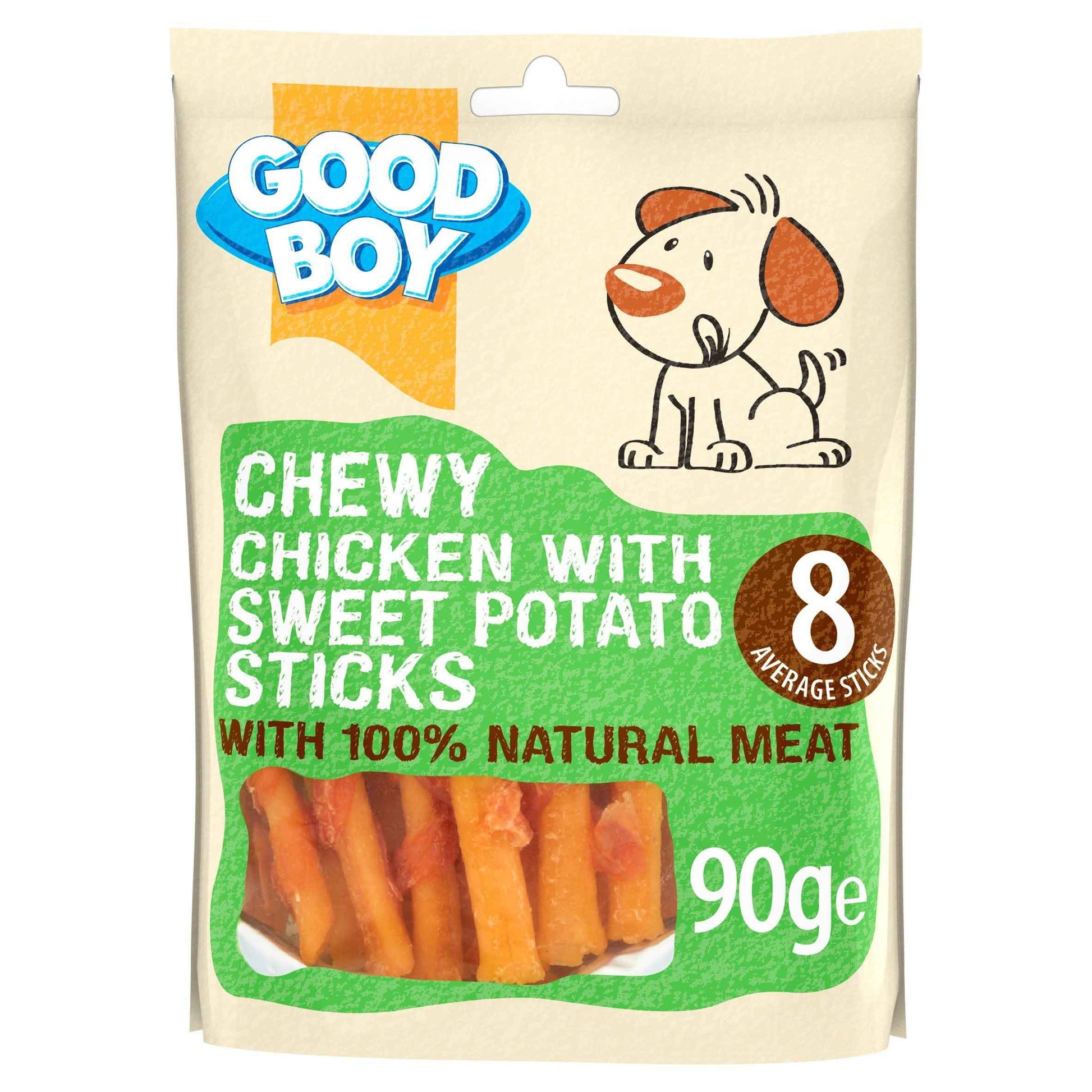 Good Boy Chicken & SweetPot Stick 10x90g