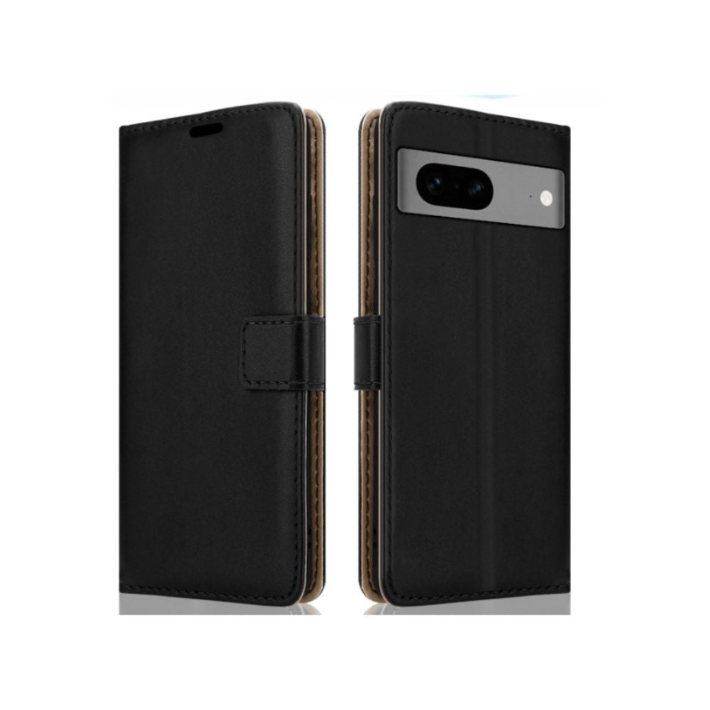 Google Pixel 7a Book Flip Case Leather Wallet