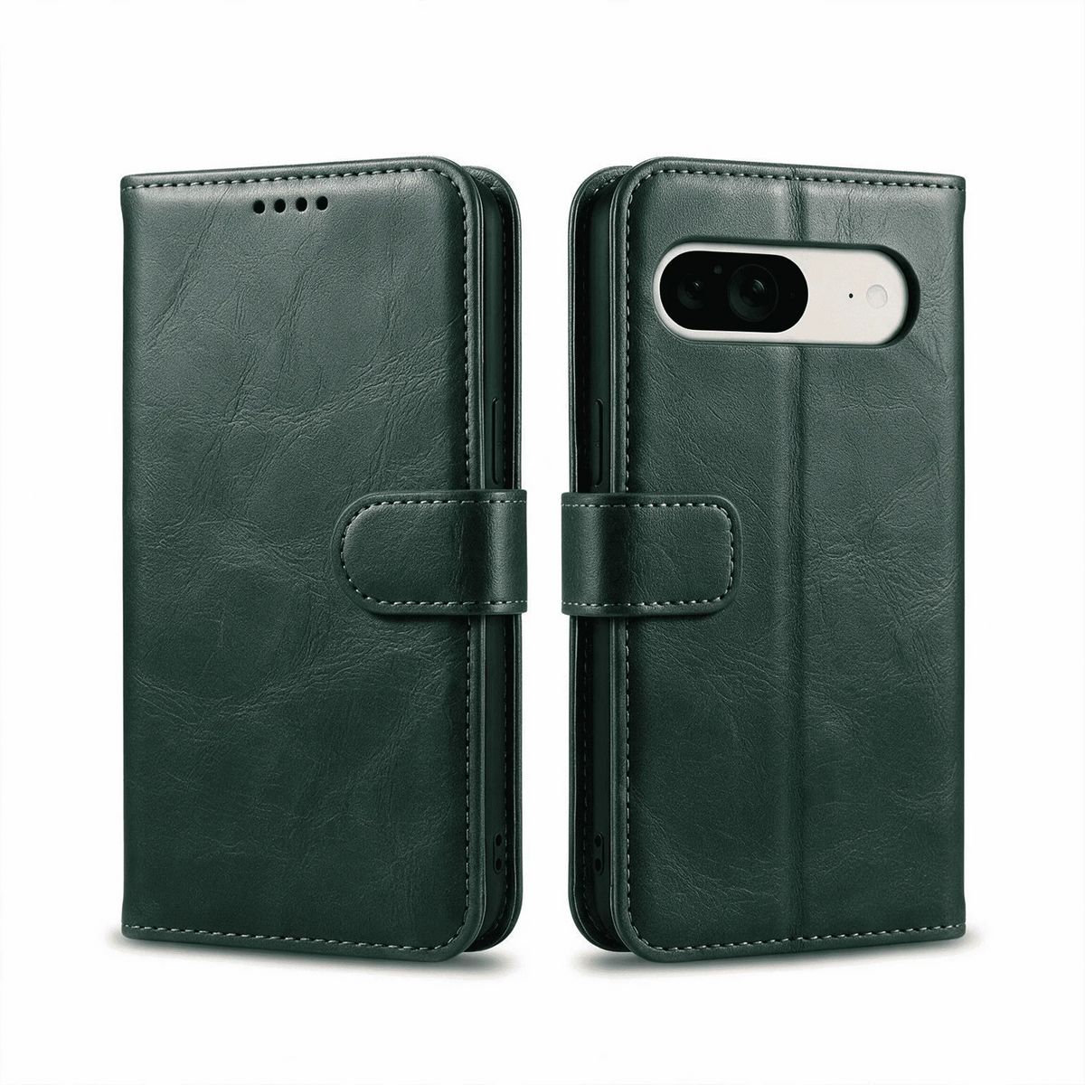 Google Pixel 11 / 10 / 10 Pro Book Flip Case Leather Wallet with Magnetic Closure