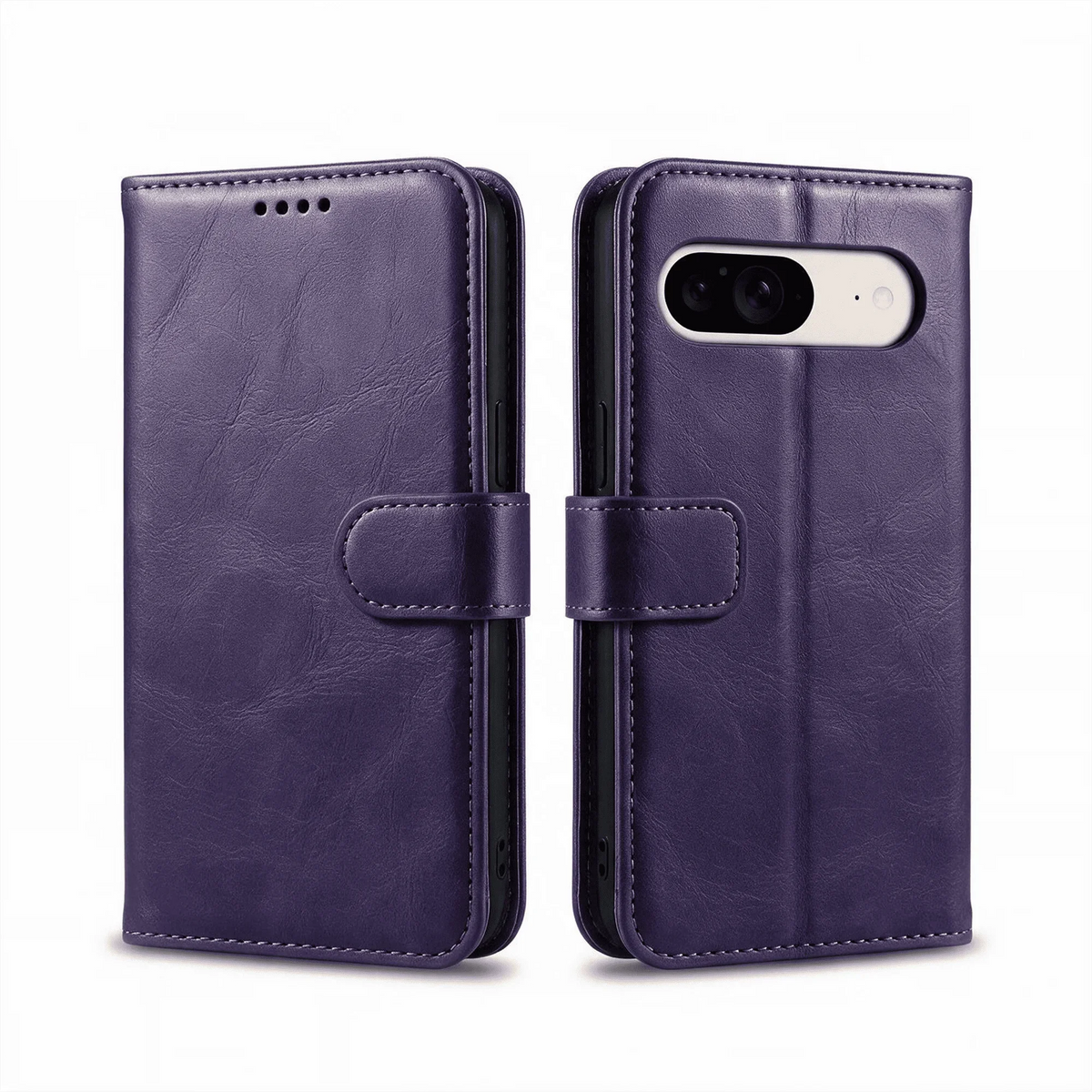Google Pixel 11 / 10 / 10 Pro Book Flip Case Leather Wallet with Magnetic Closure